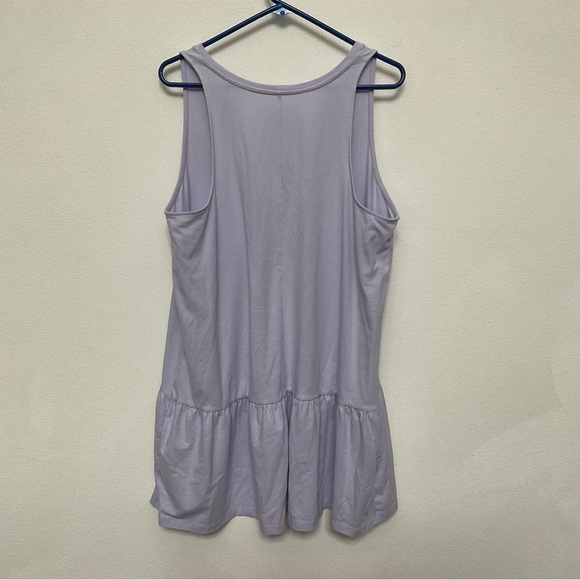 A New Day Lavender Purple V-Neck Drop Hem Cotton Blend Dress Size XL Summer - Picture 3 of 4